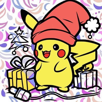pikachu xmas
