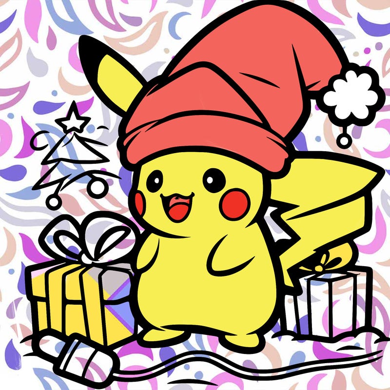 pikachu xmas