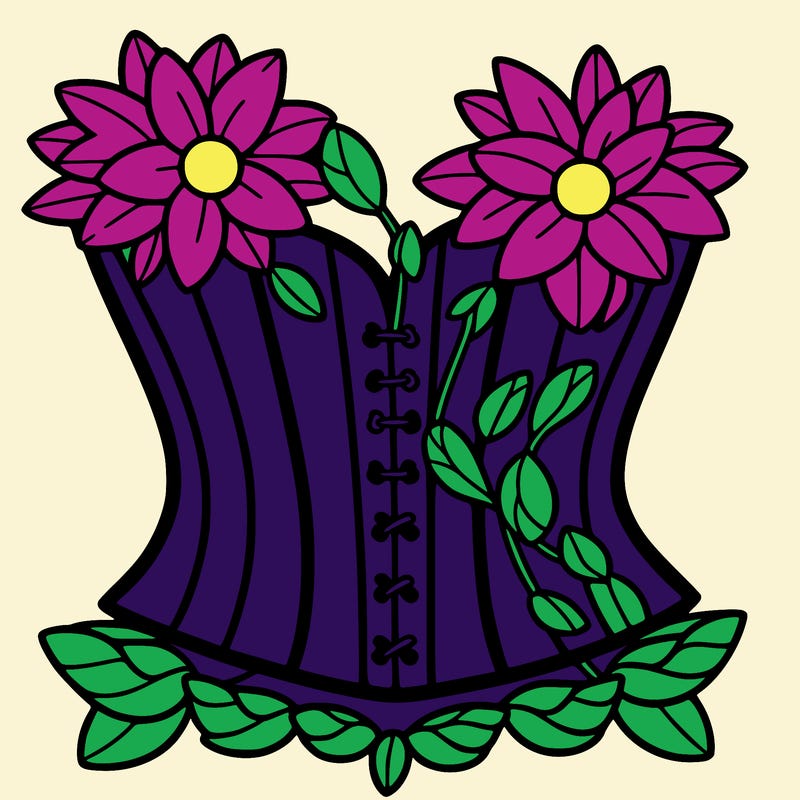 flower corset