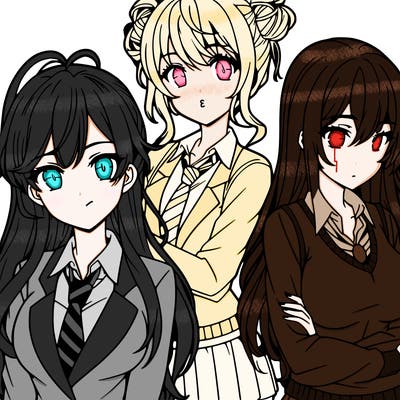 anime girls teenagers