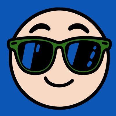 emoji with sunglasses