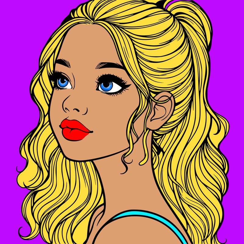 beautiful realistic girl