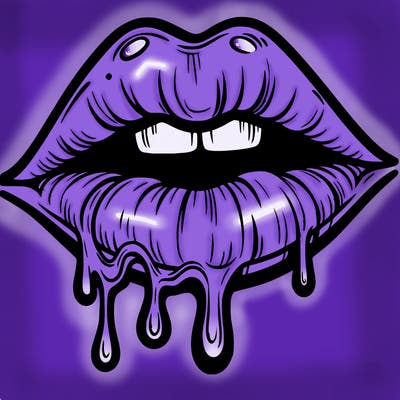 lips that look realistic and drip