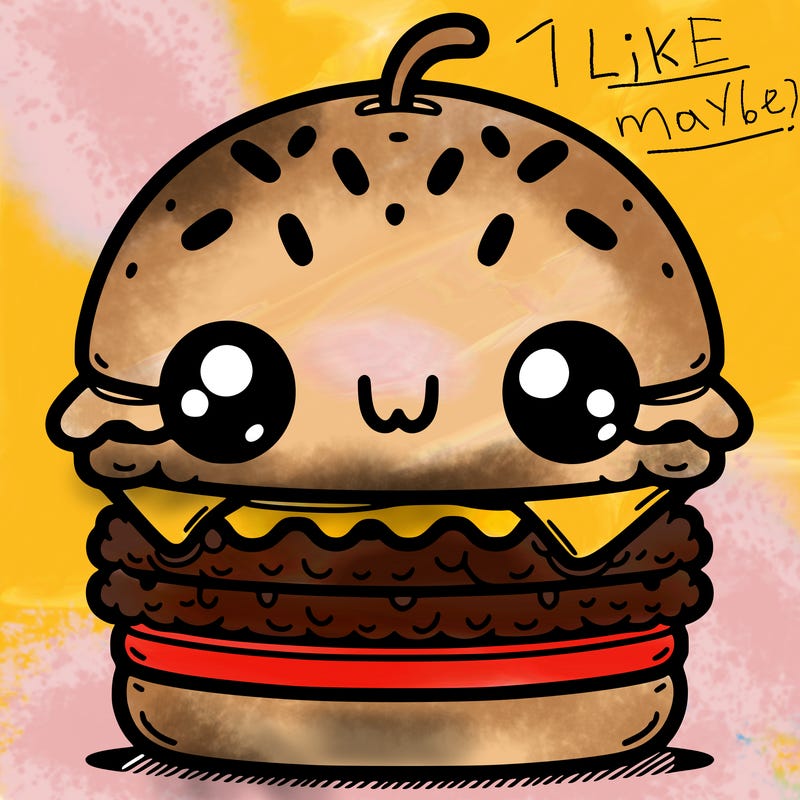 burger cute