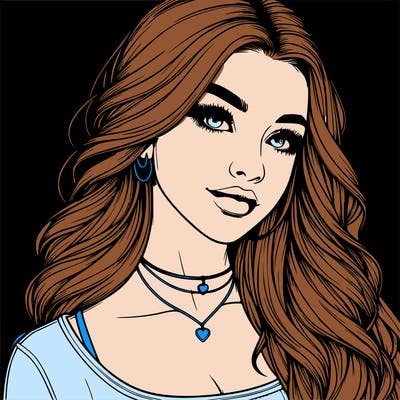 detailed realistic girl