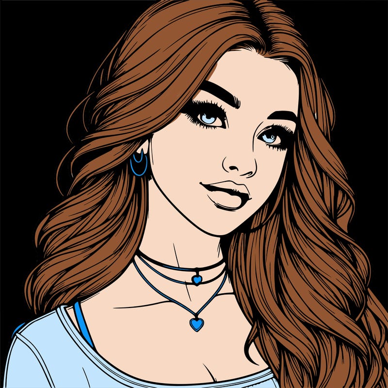 detailed realistic girl