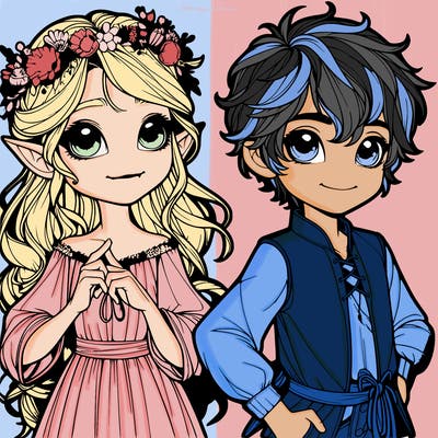 realistic fae siblings