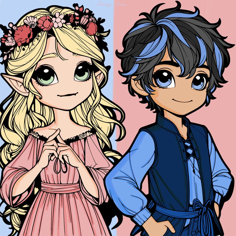realistic fae siblings