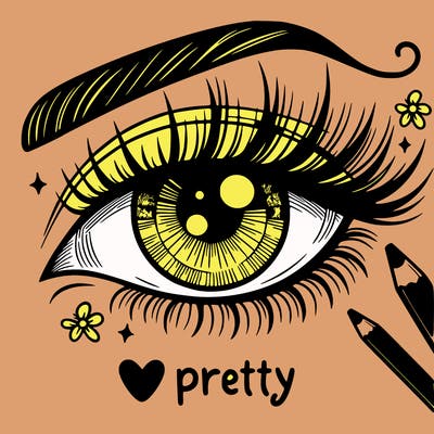 pretty eye