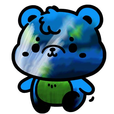 a simple cute little bear