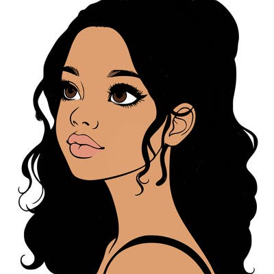 beautiful realistic girl