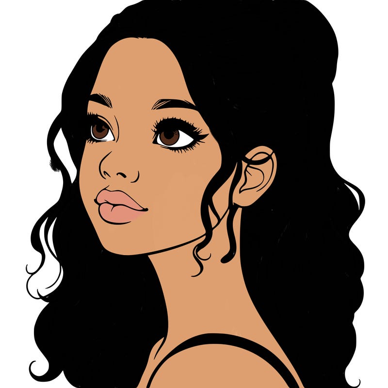 beautiful realistic girl