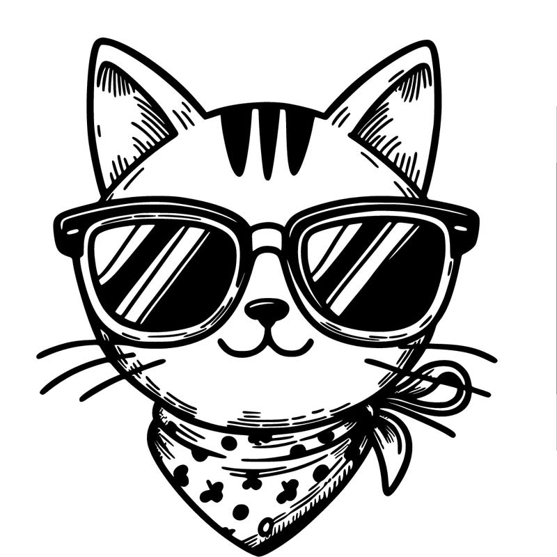 cat in sunglasses