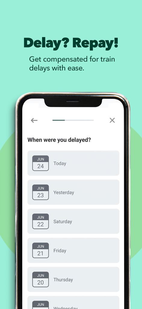 Southern Railway app delay repay compensation feature