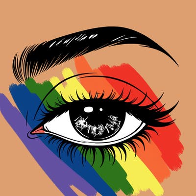 eye closed realistic