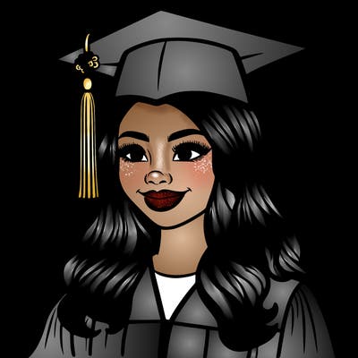 latina woman who is graduated