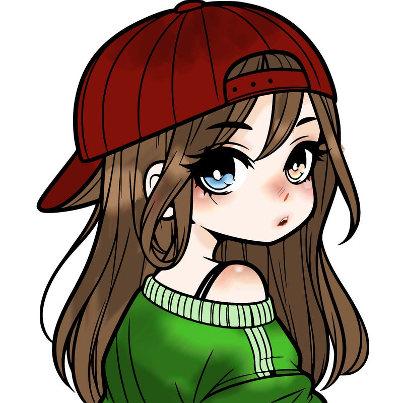 girl with a backward hat on