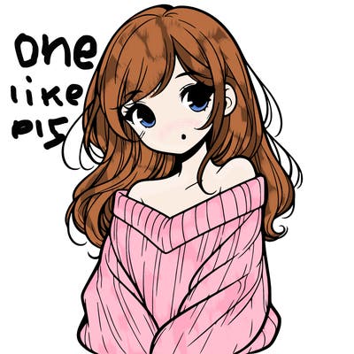 shy pretty girl wearing a sweater that is falling off one shoulder portrait