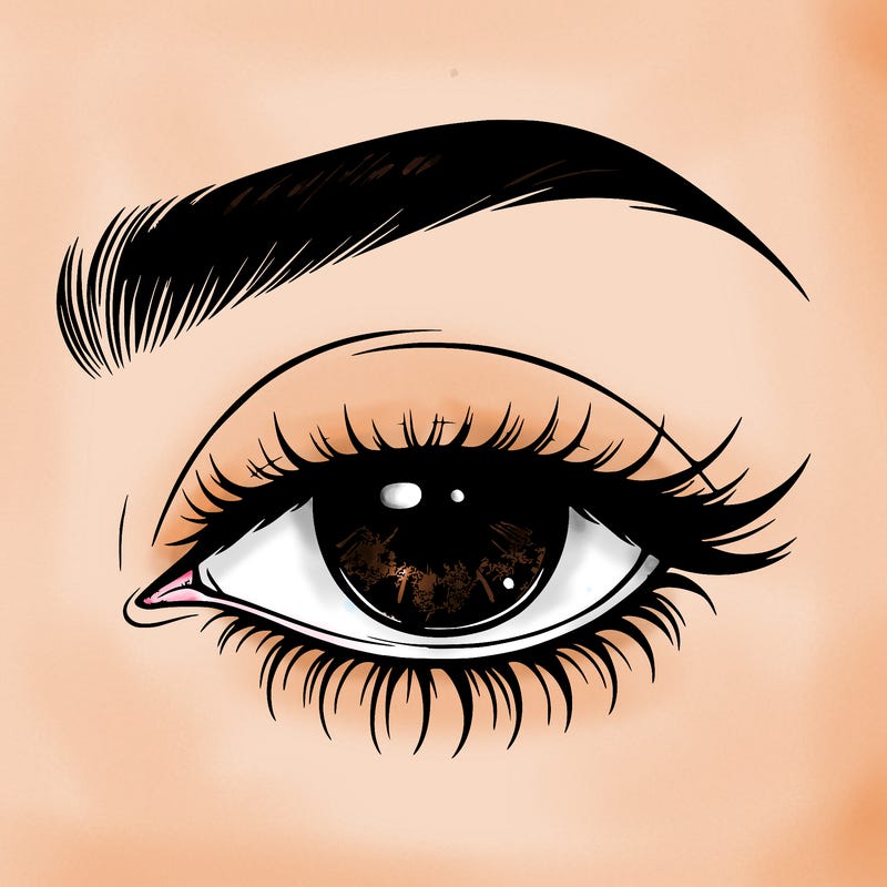 eye closed realistic