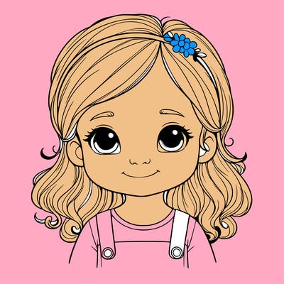 a realistic toddler girl