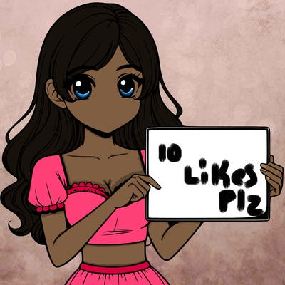 realistic pretty girl holding blank sign