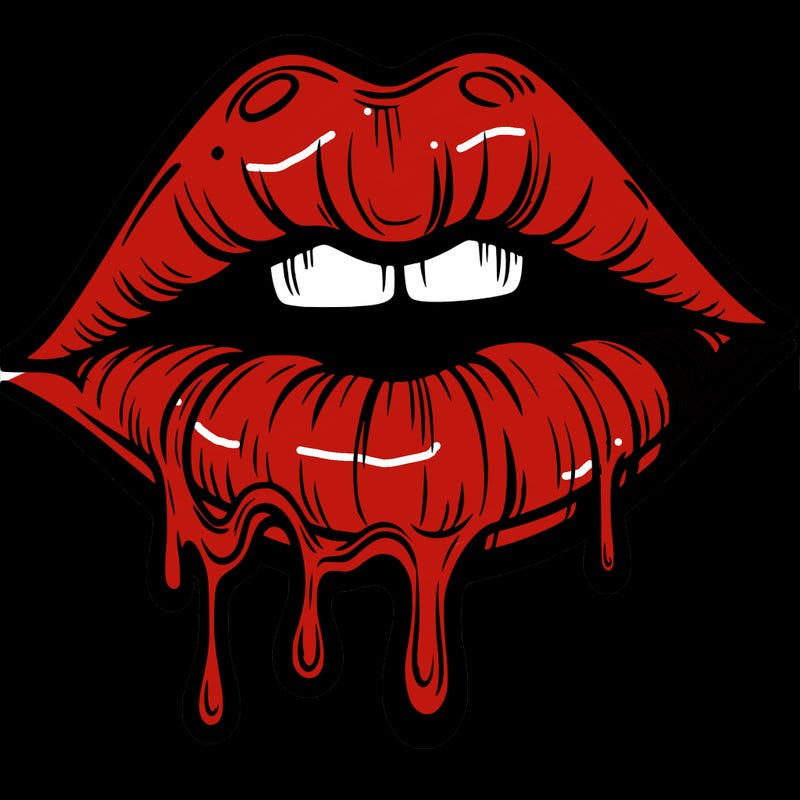 lips that look realistic and drip