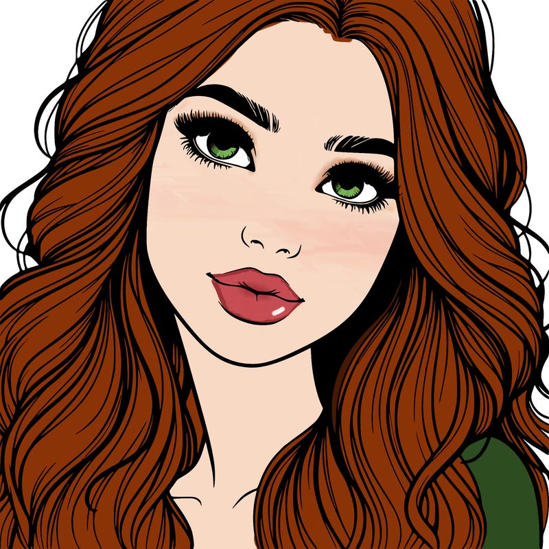 beautiful realistic girl