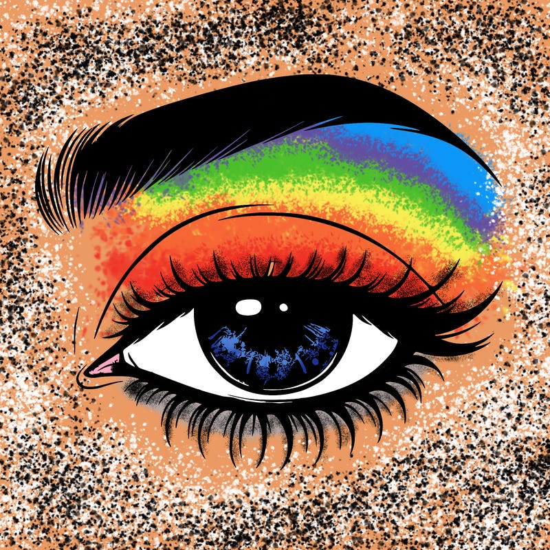 eye closed realistic