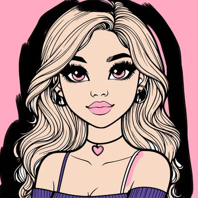 realistic pretty girl