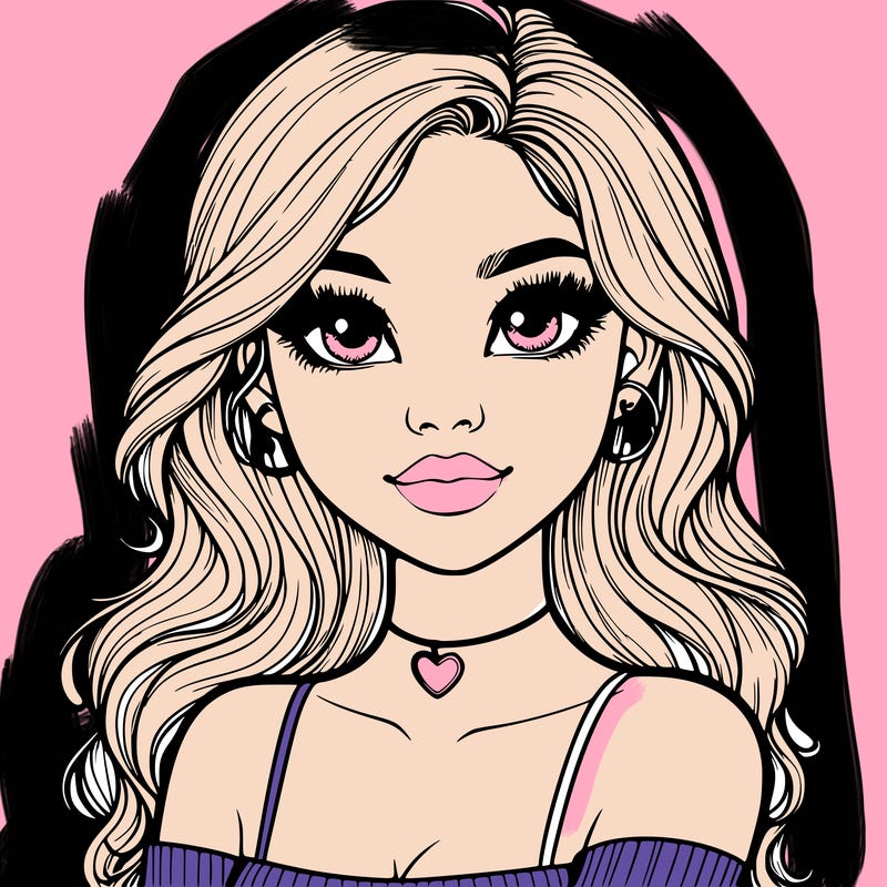 realistic pretty girl