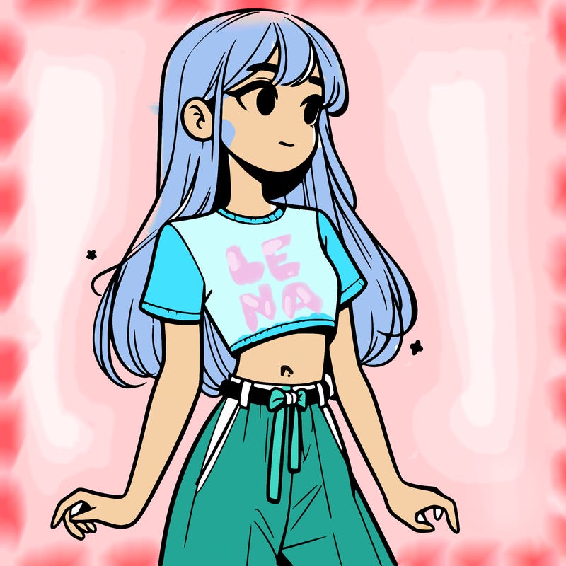 girl in a cute crop top