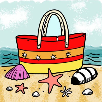 a beach bag