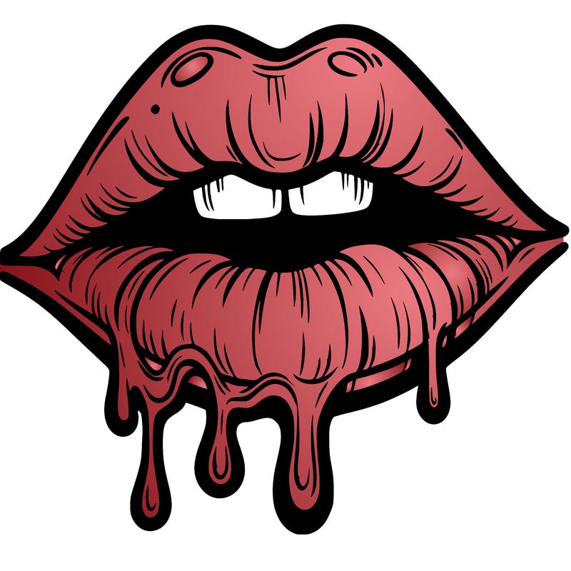 lips that look realistic and drip