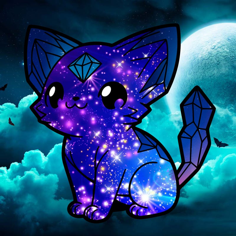 crystal kitten