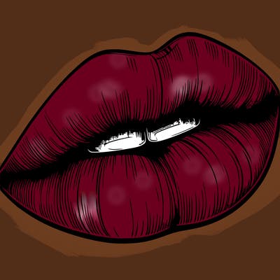 realistic lips