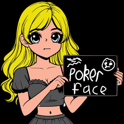 realistic pretty girl holding blank sign