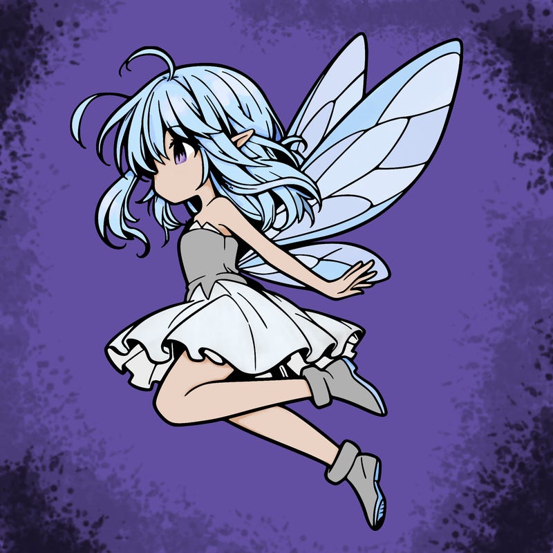 manga fairy flying