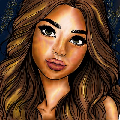 beautiful realistic girl