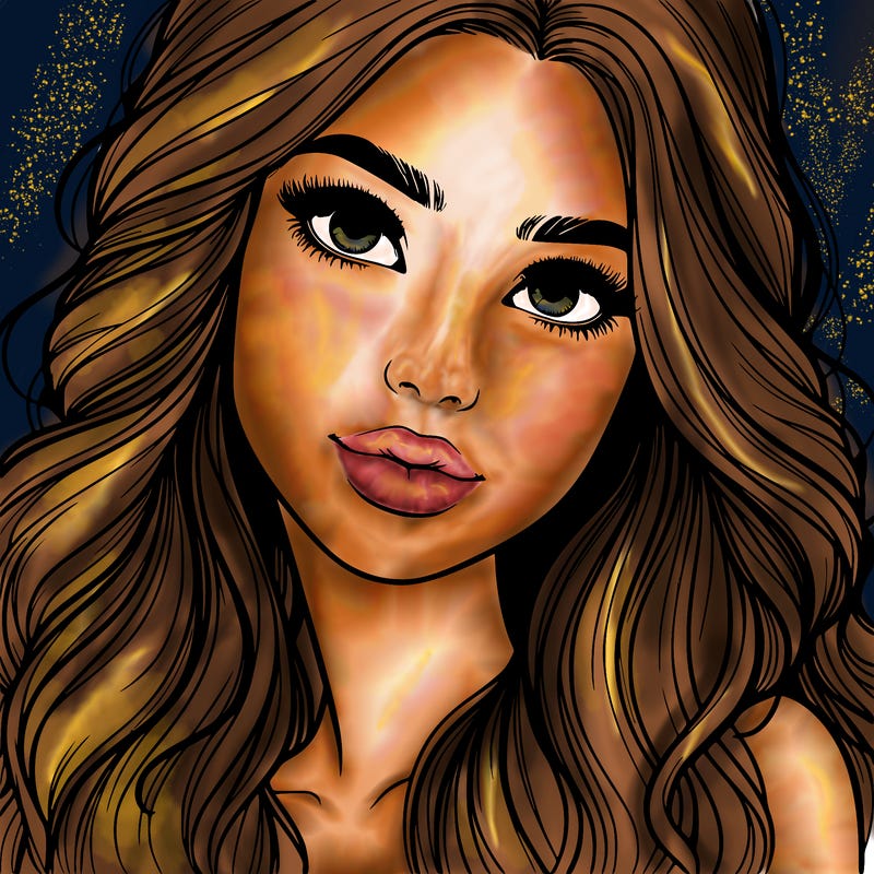 beautiful realistic girl