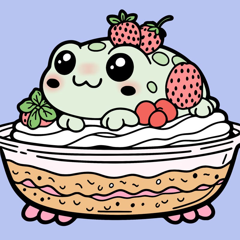 dessert frog