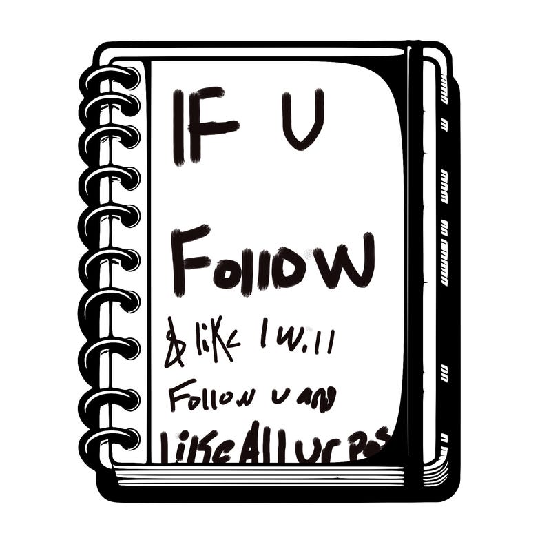 blank, realistic notebook