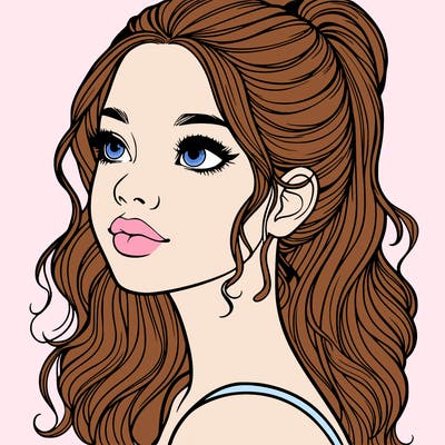 beautiful realistic girl