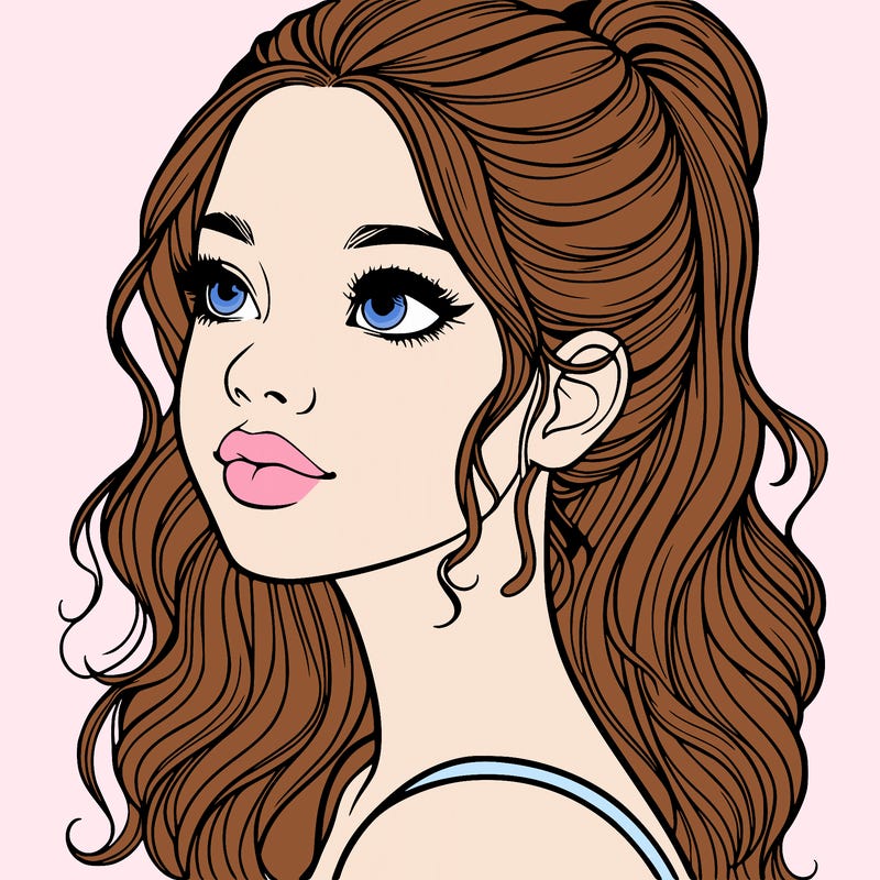 beautiful realistic girl