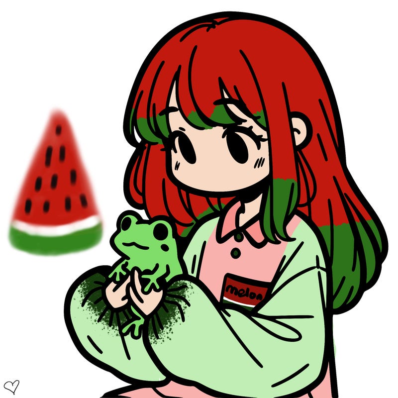 girl with long hair and a oversized shirt. and she is holding a frog