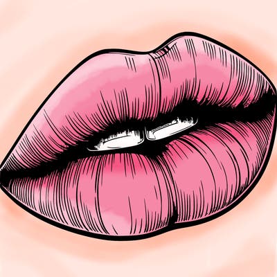 realistic lips
