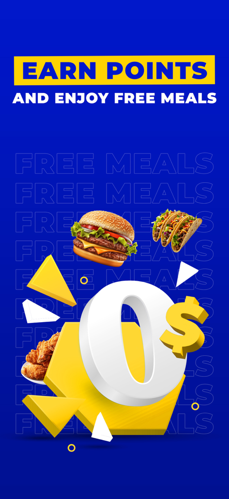 Tekram Delivery - Promotion for earning points and free meals on the Tekram Delivery app