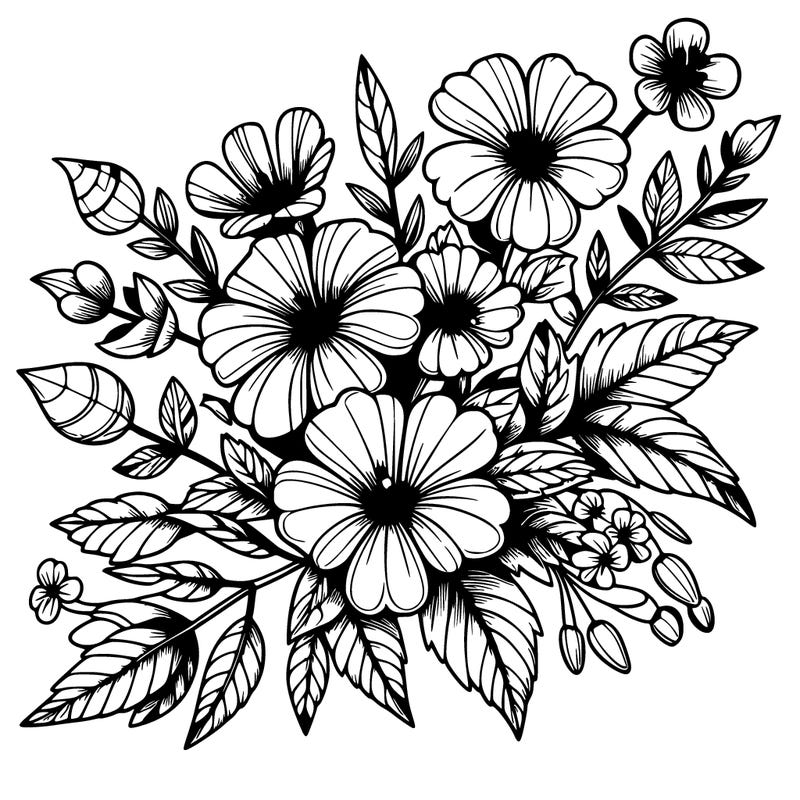 cool realistic flowers