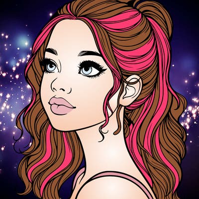 beautiful realistic girl