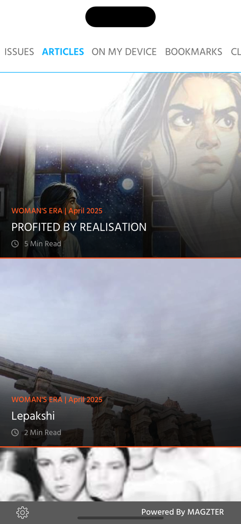 Woman's Era - Digital articles feed within the Woman's Era magazine app