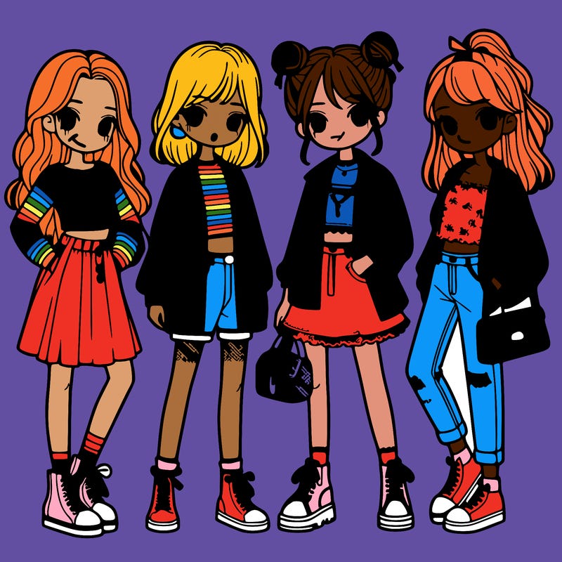 girls with fashion